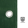 Bâche de protection verte ultra résistante - 200 g/m² - 3 x 5 mètres